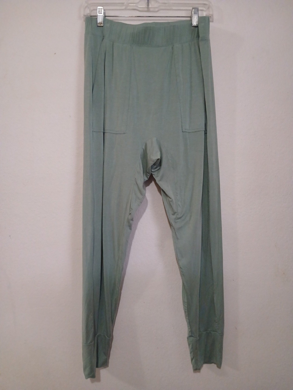 SIJO Pants Women Medium SoftStretch Cooling Eucalyptus Lyocell Jogger Green
